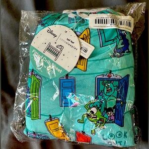 NIB Little Sleepies Pixar Monsters Inc Crib Sheet